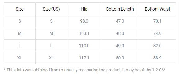 Ruffle Hem Ruched High Waist