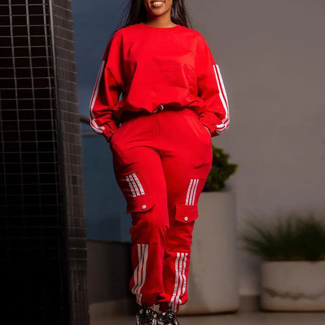 Sporty Tracksuit Set