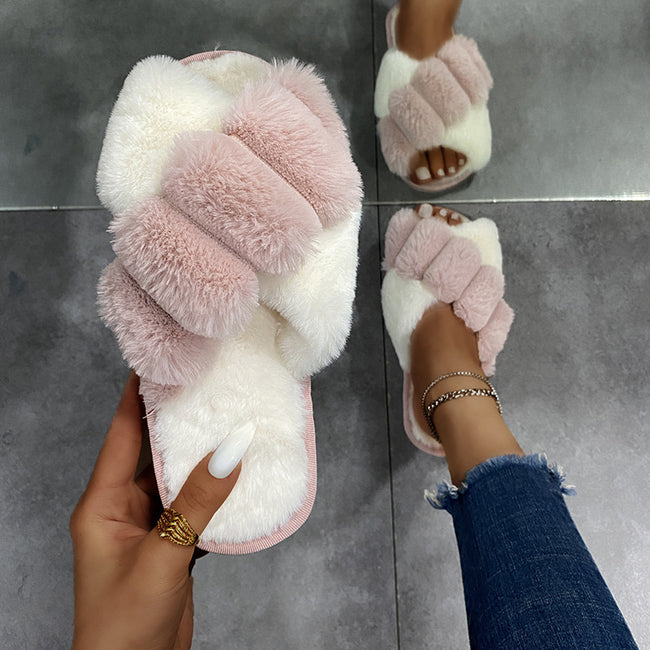 Furry Slippers - Shoe Candy Shop