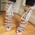Tassel Gladiator Sandals - Shoe Candy Shop