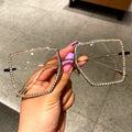 Myopia Hyperopia Women Sunglasses Vintage clear lens glasses ladies luxury rhinestone eyeglasses men optical Shades - Shoe Candy Shop