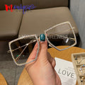 Myopia Hyperopia Women Sunglasses Vintage clear lens glasses ladies luxury rhinestone eyeglasses men optical Shades - Shoe Candy Shop