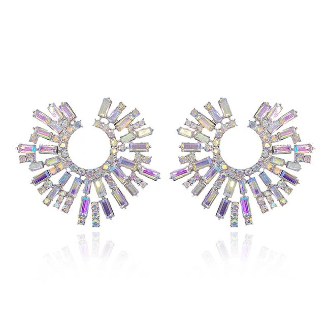 Exaggerated Crystal Earrings