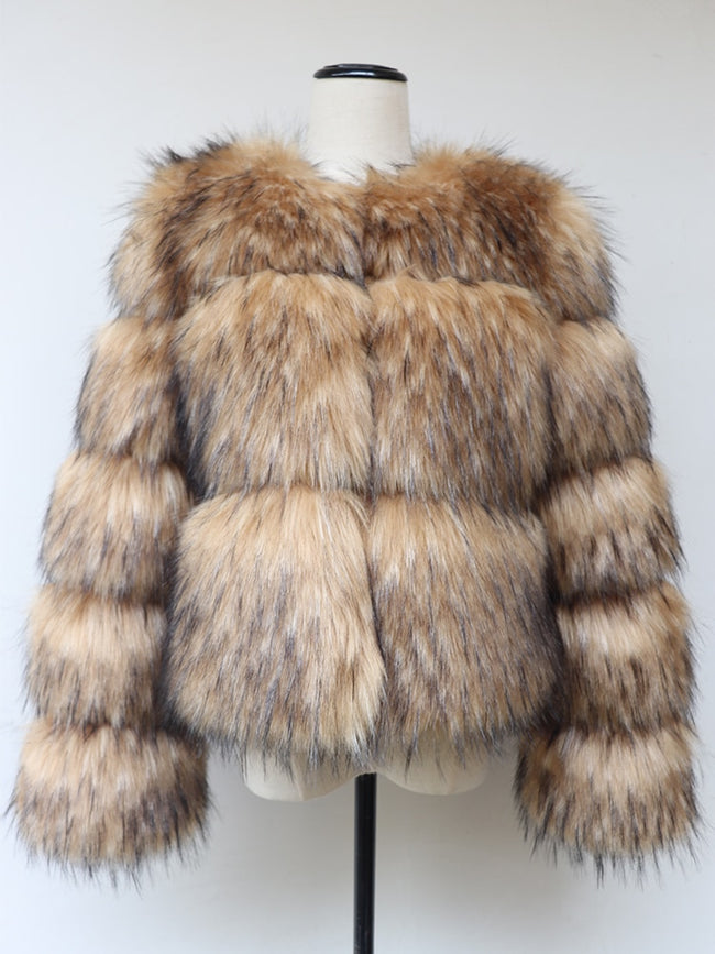Faux Fur Coat - Shoe Candy Shop