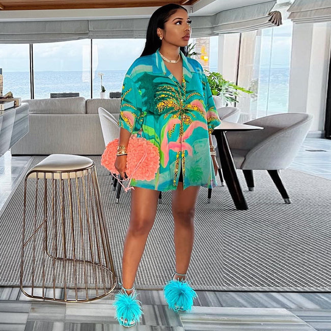 Casual Loose Beach Holidays Shirt - Shoe Candy Shop