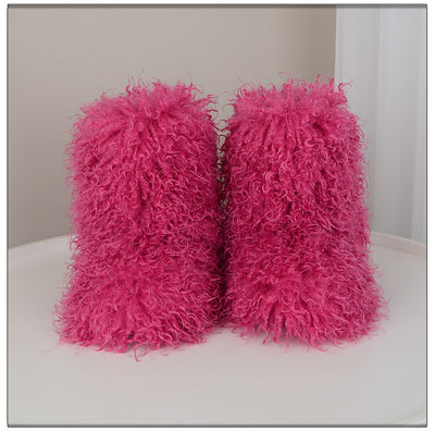 Hot Girl Fur Boots