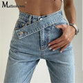 New Oblique High Waist Jeans