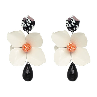 Bohemin Flowers Drop Earrings