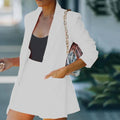 Casual Cardigan Blazer/Short Set