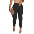 Faux Leather Draw String Pants