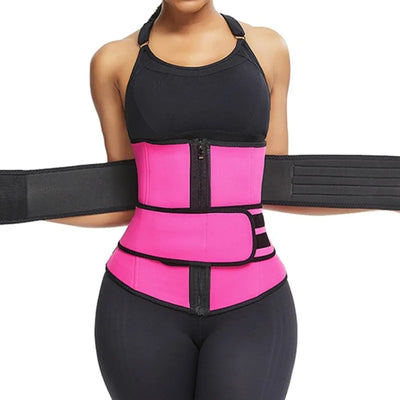 Shaperwear Waist Trainer With Sauna Belt