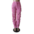 High Waist Parachute Wide Leg Pants