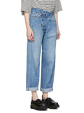 Crooked Blue High Waist Jeans