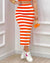 Striped Skirt Set