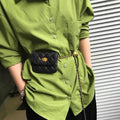 Women Metal Belt Chain Mini Bag