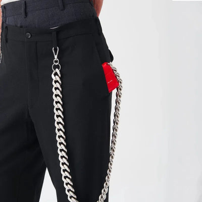 Thick Metal Chain Strap Handbag