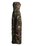 Camouflage Cargo Jumpsuit