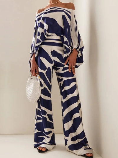 Wide Leg Pant Suit