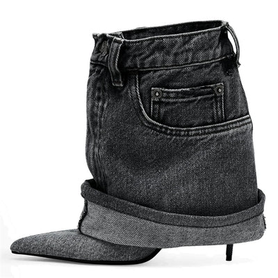 New Women’s Denim Ankle Boots