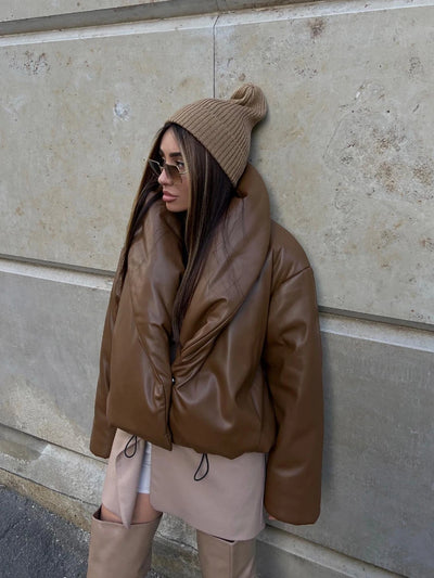 Sexy Streetwear Puffer Parka Coat