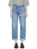 Crooked Blue High Waist Jeans