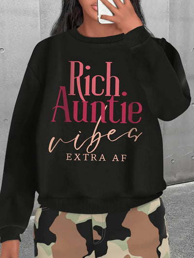 Rich Aunt Vibe Sweatshirt