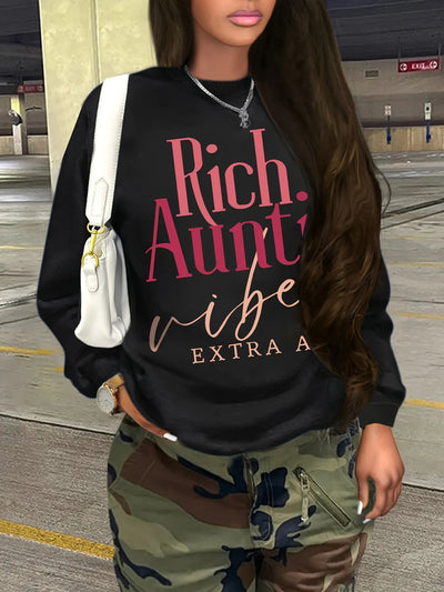 Rich Aunt Vibe Sweatshirt