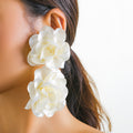 Exaggerated Big Flower Earrings