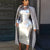 Reflective Glossy Bodycon Dress