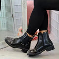 Studded Women Ankle Boot