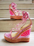 Multicolored Espadarille Sandal