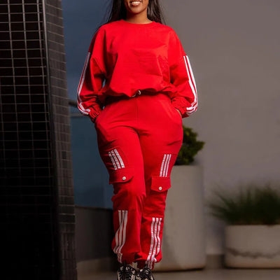 Sporty Tracksuit Set