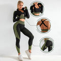 Yoga Tracksuit Leggings and Sports Bra