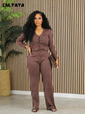 Knit Ribbed Women's Set