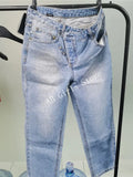 Crooked Blue High Waist Jeans