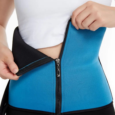 Shaperwear Waist Trainer With Sauna Belt