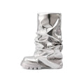 New Thick Sole High Heel Fashion Pleated Boots