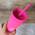 Let's Go Party Tumbler with Straw (Can Be Personalized)