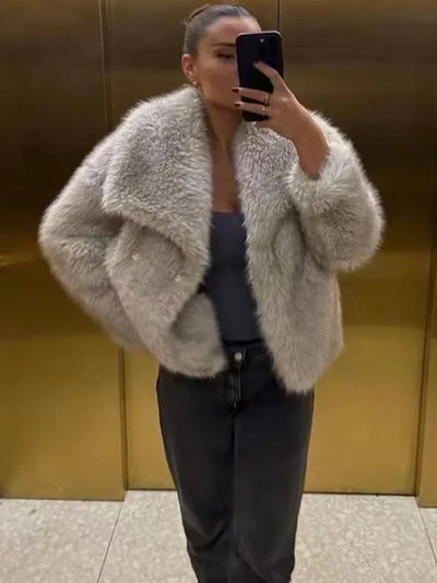 Faux Fur Coat