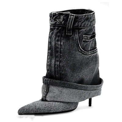 New Women’s Denim Ankle Boots