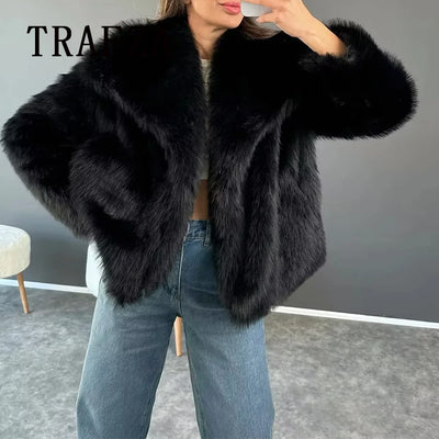 Casual Faux Fur Jackets