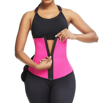 Shaperwear Waist Trainer With Sauna Belt