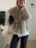 Faux Fur Coat