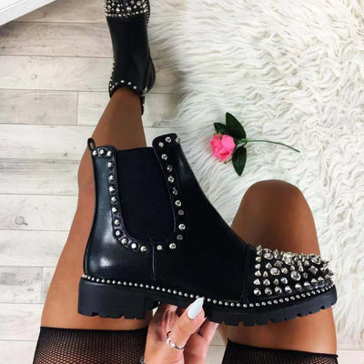 Studded Women Ankle Boot