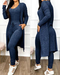 Skinny Jumpsuit with Cardigan