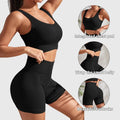 Seamless Ribbed Yoga Set