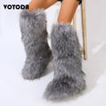 Winter Faux Fur Long Boots