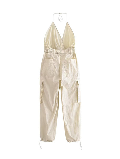 Safari Style Jumpsuit With Belt