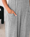 Grey Pocket Jumpsuit