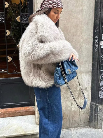 Faux Fur Coat